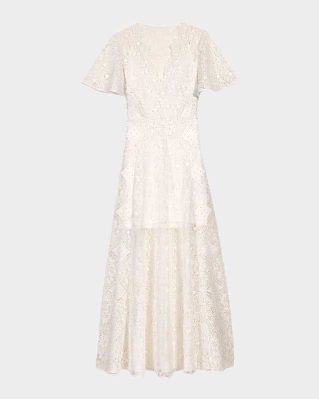 Riblanche Lace Maxi Dress